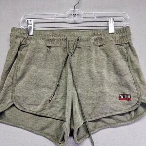 Tap out Women Shorts  Green Drawstrings Size M